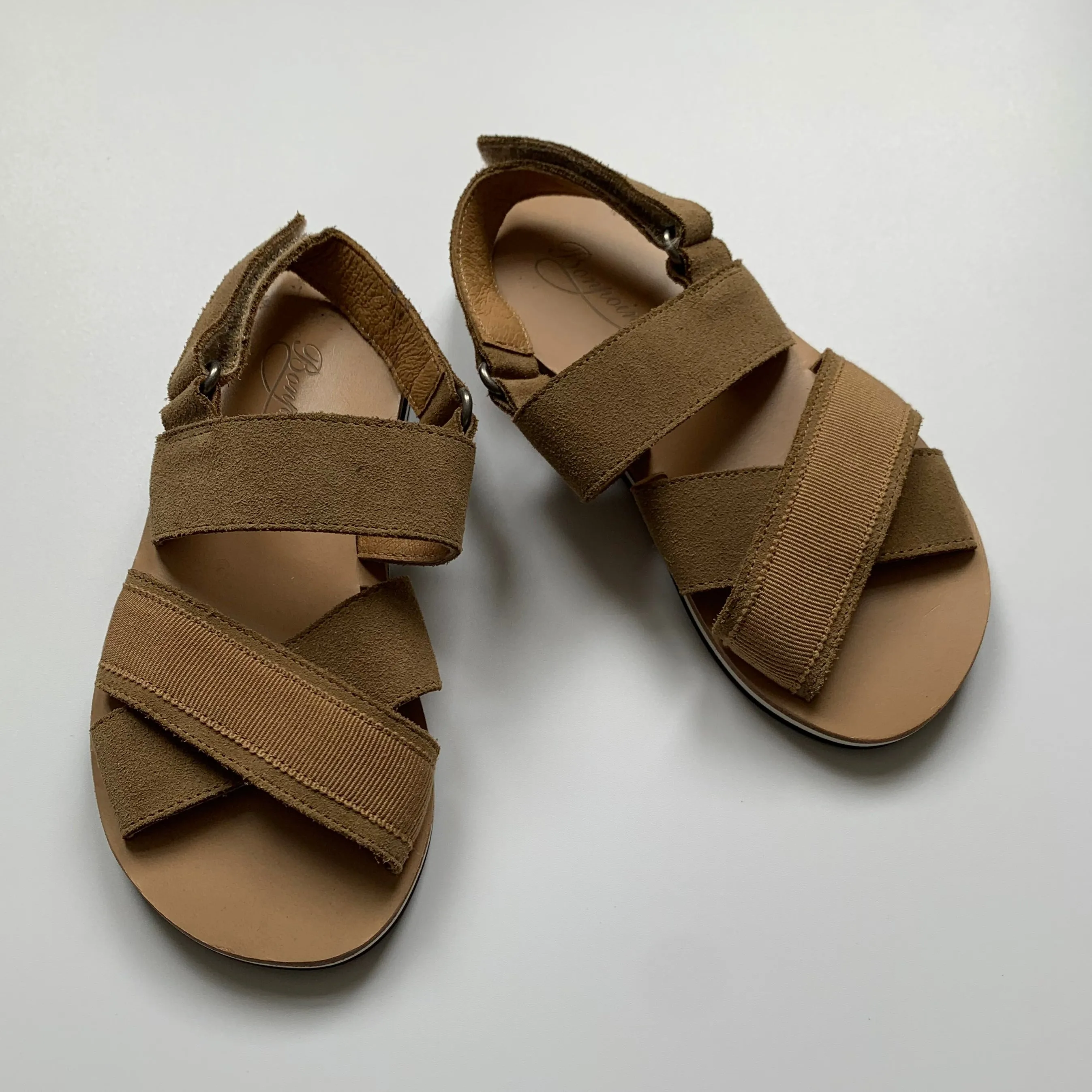 Bonpoint Tan Sandals in Size 29