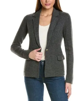 Wool & Cashmere-Blend Sweater Blazer by Bruno Magli