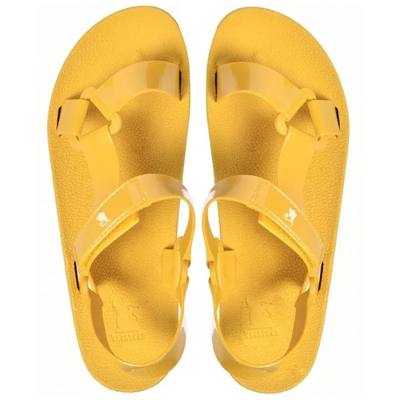 Cacatoes Mustard Leather Sandals