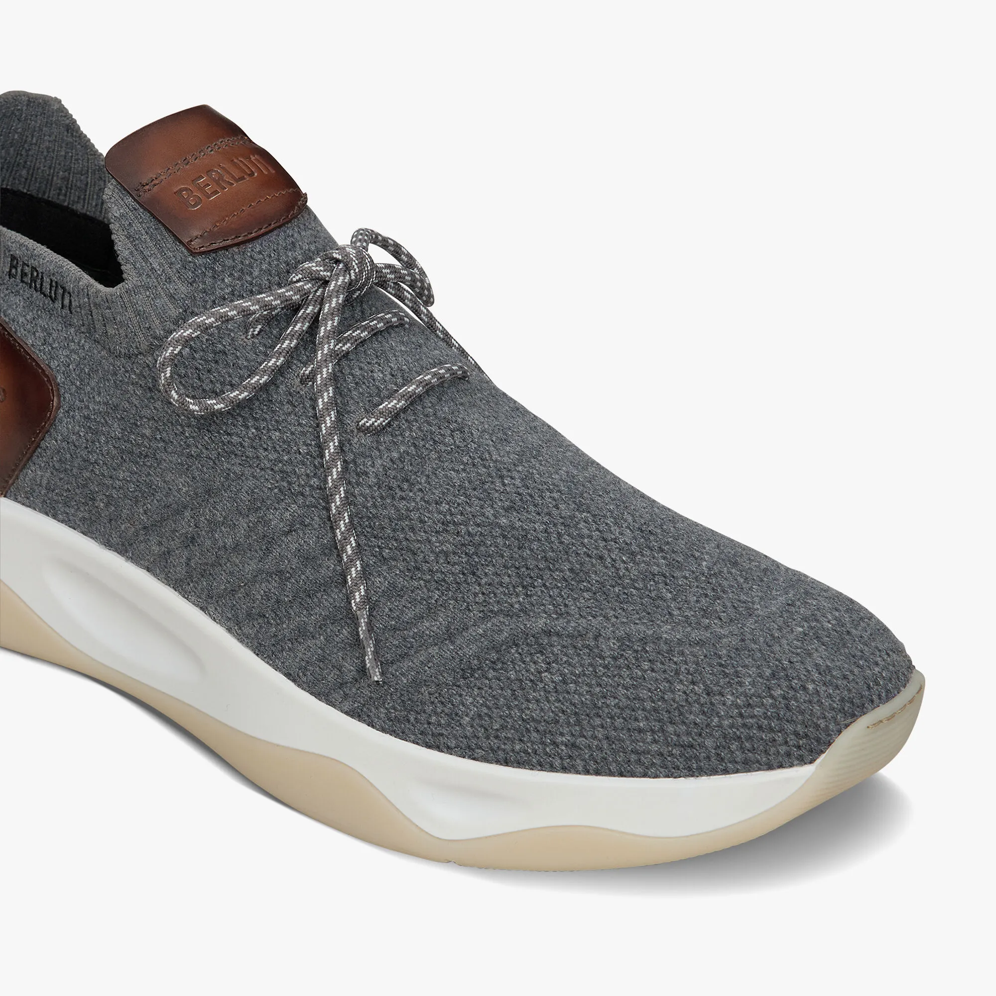 Cashmere Leather Sneaker