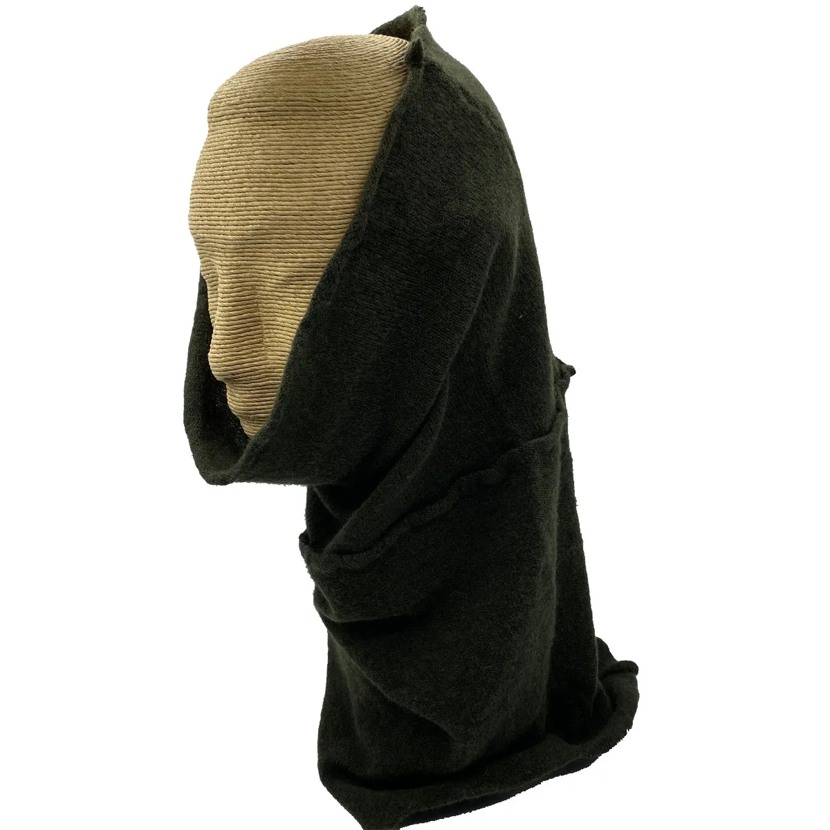 Cashmere Neck Warmer Hoodie