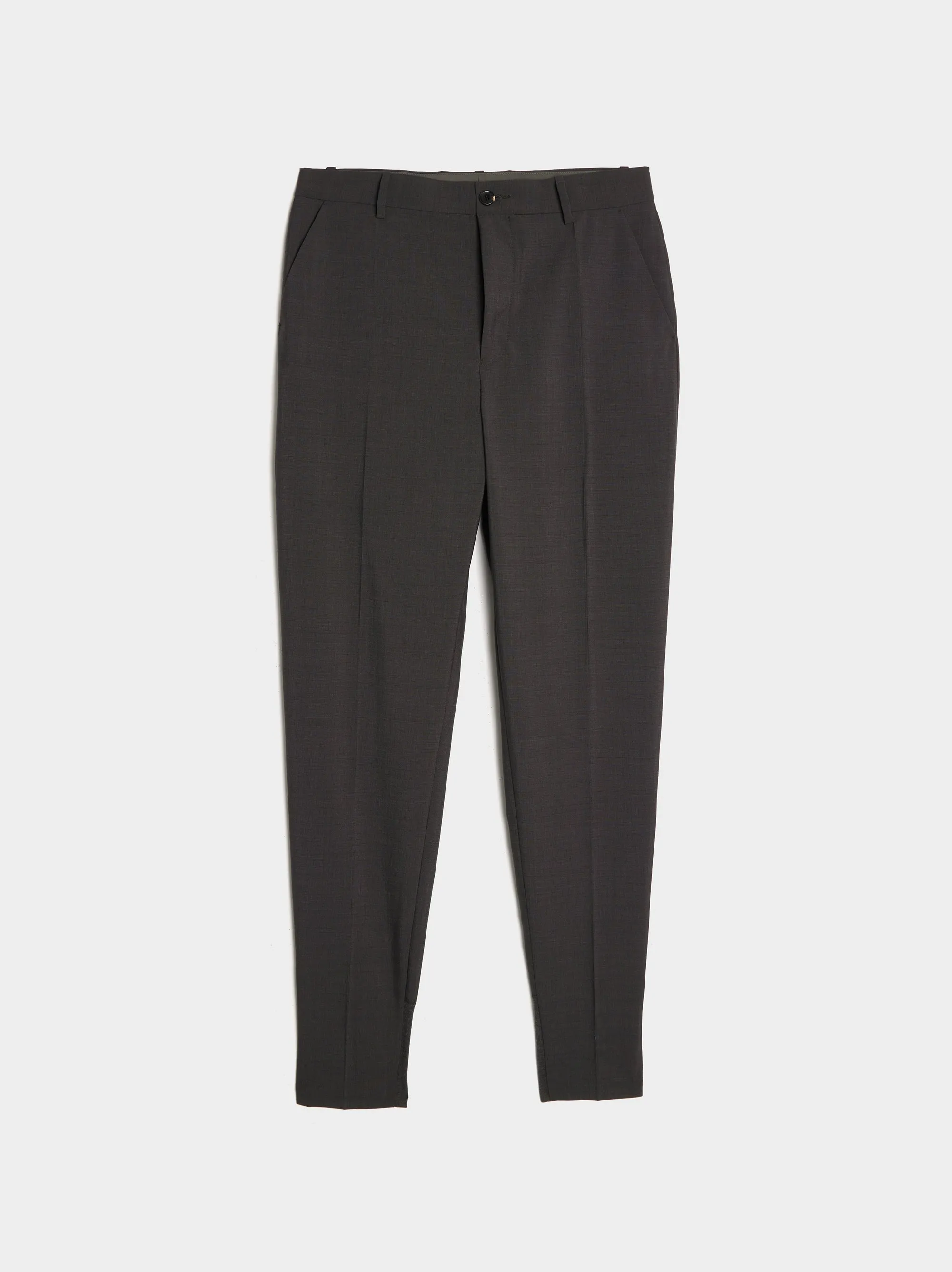 Charcoal Ribbed Cuff Pants