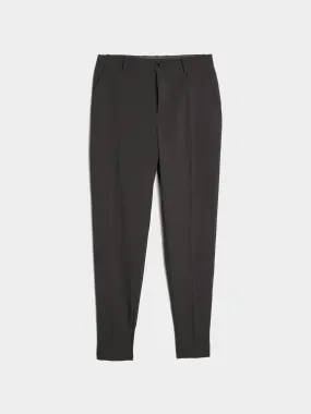 Charcoal Ribbed Cuff Pants