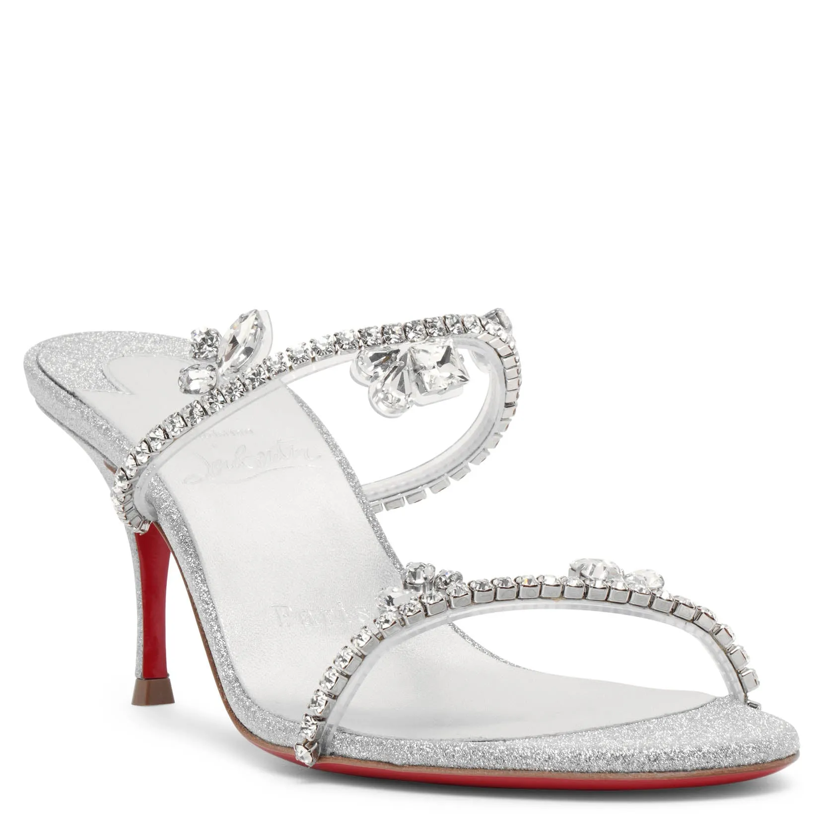 Christian Louboutin Just Queen 70 glitter sandals