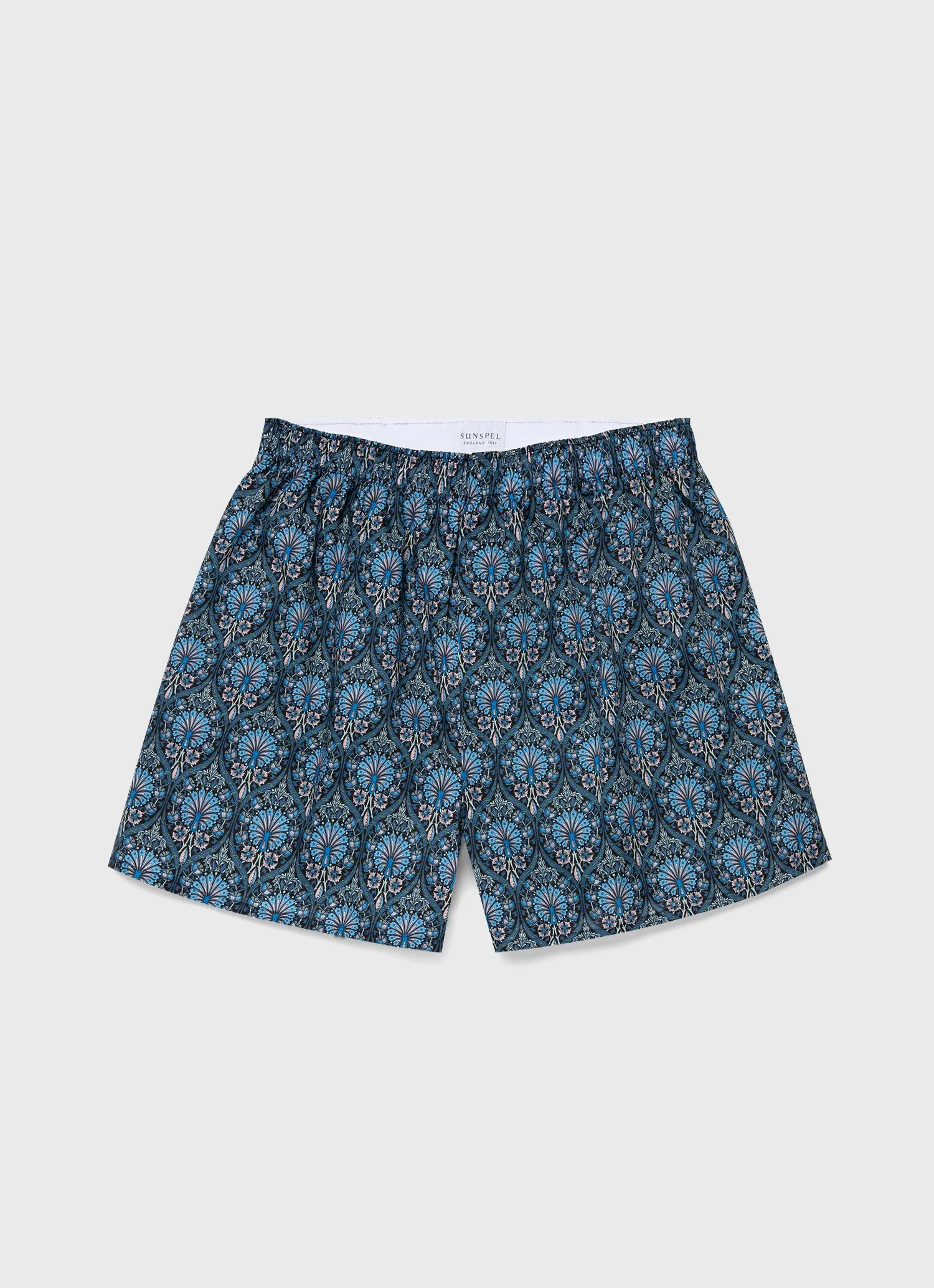 Classic Boxer Shorts Liberty Fabric Peacock Place Men