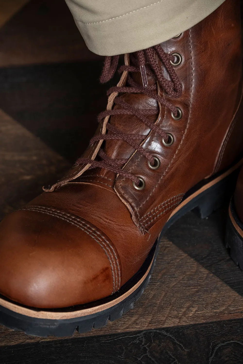 Classic Dark Tan Dress Boots