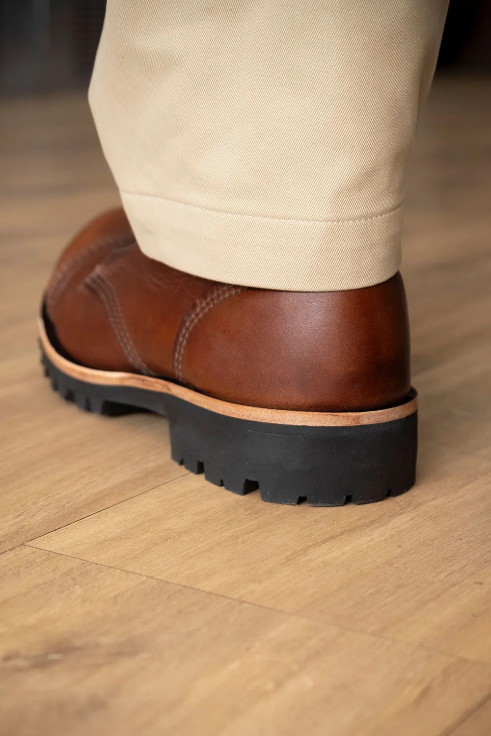 Classic Dark Tan Dress Boots