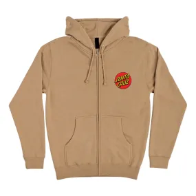 Classic Dot Zip Sandstone Santa Cruz Hoody