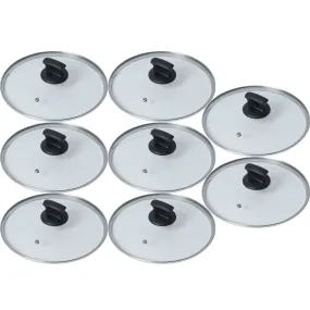 Connoisseur Transparent Glass Lid for 30cm Pan Frypan Pot 300mm 8 Pack Bulk