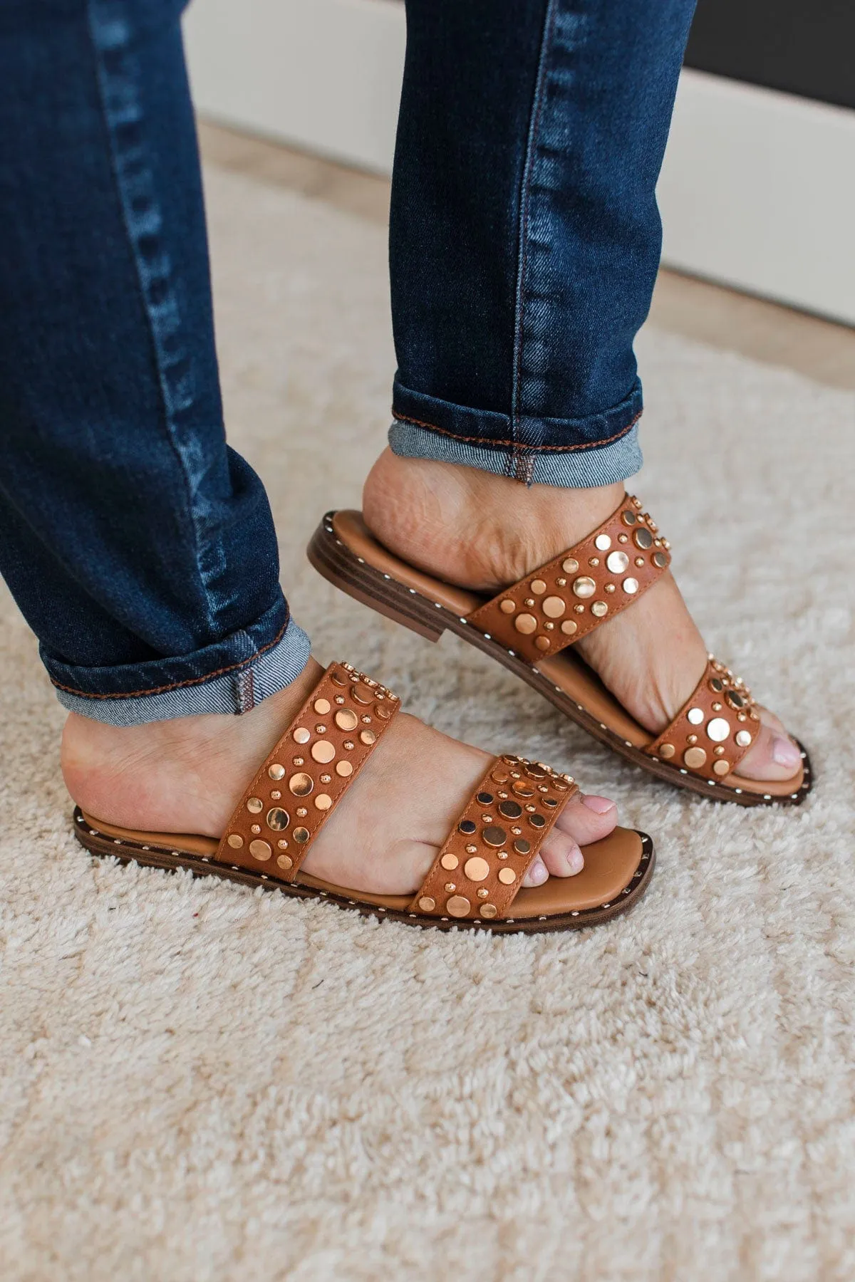 Corky's Magnet Sandals in Cognac