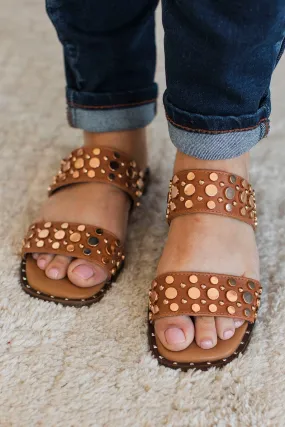 Corky's Magnet Sandals in Cognac