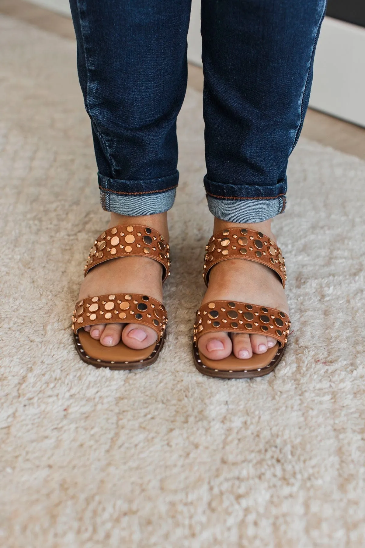 Corky's Magnet Sandals in Cognac