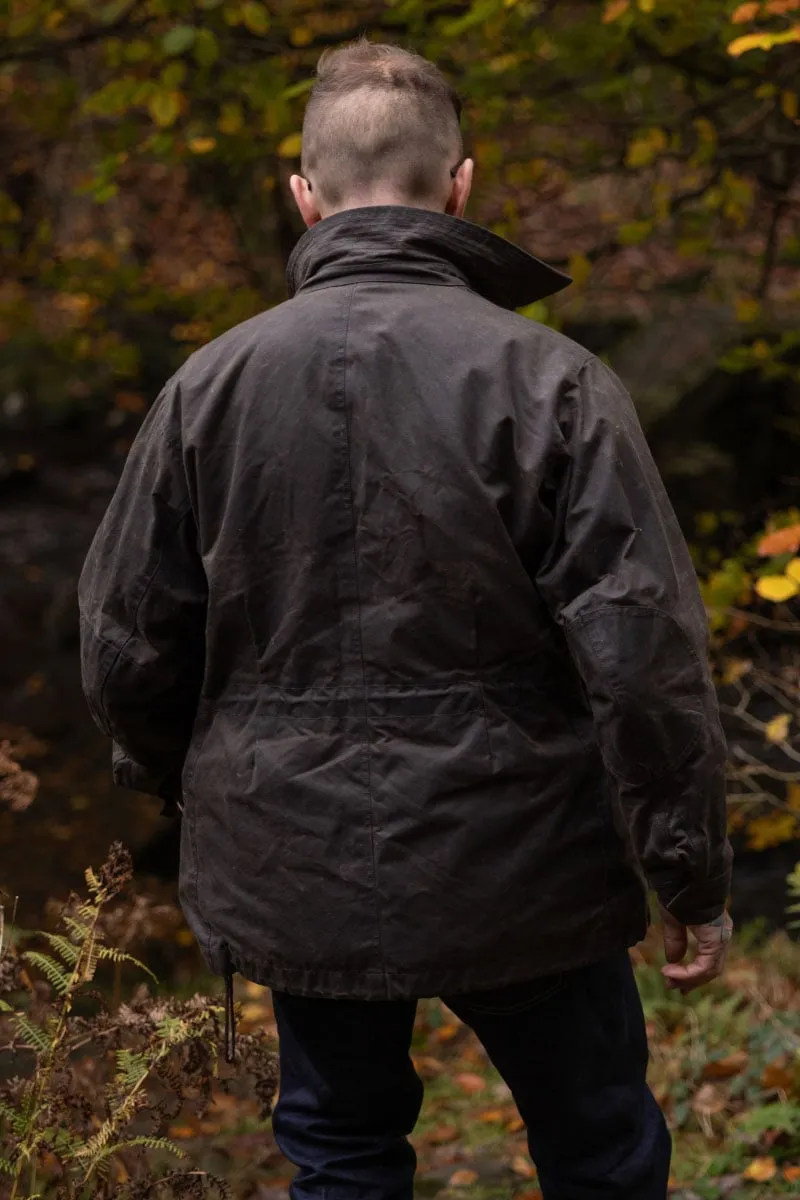 Cotton Field Jacket with Wax Finish