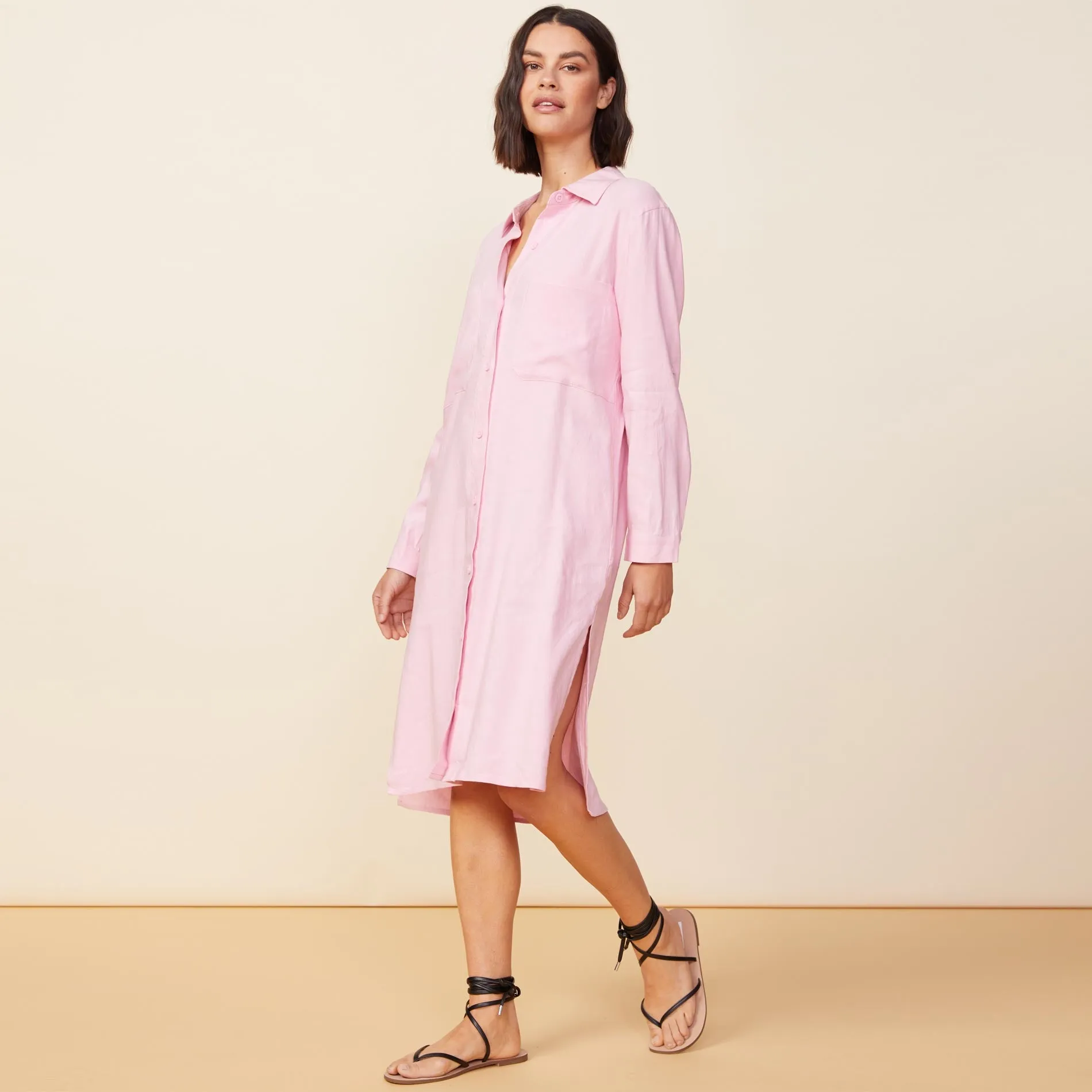 Cotton Shirt Dress