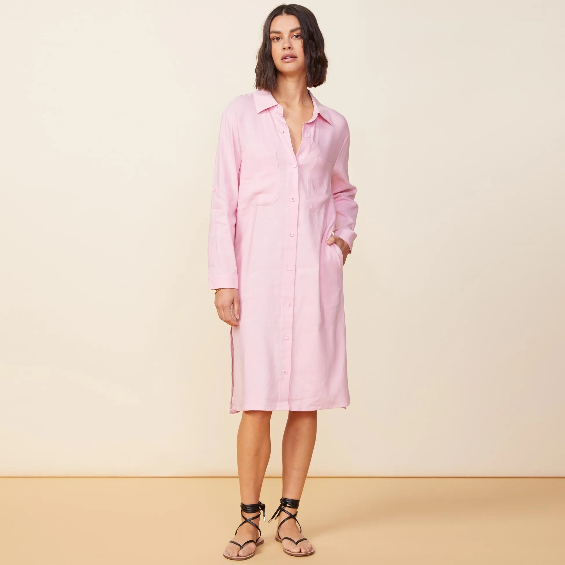 Cotton Shirt Dress