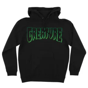 Creature Black Logo Outline Pullover Hooded Sweatshirt