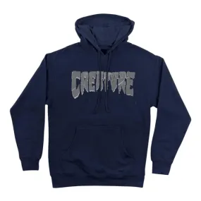 Creature Hoody Shatter Pullover Navy - Navy Creature Hoodie Pullover