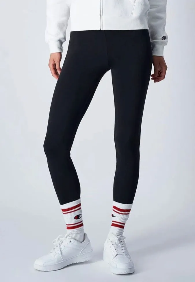 Crop Black Beauty Leggings by Champion