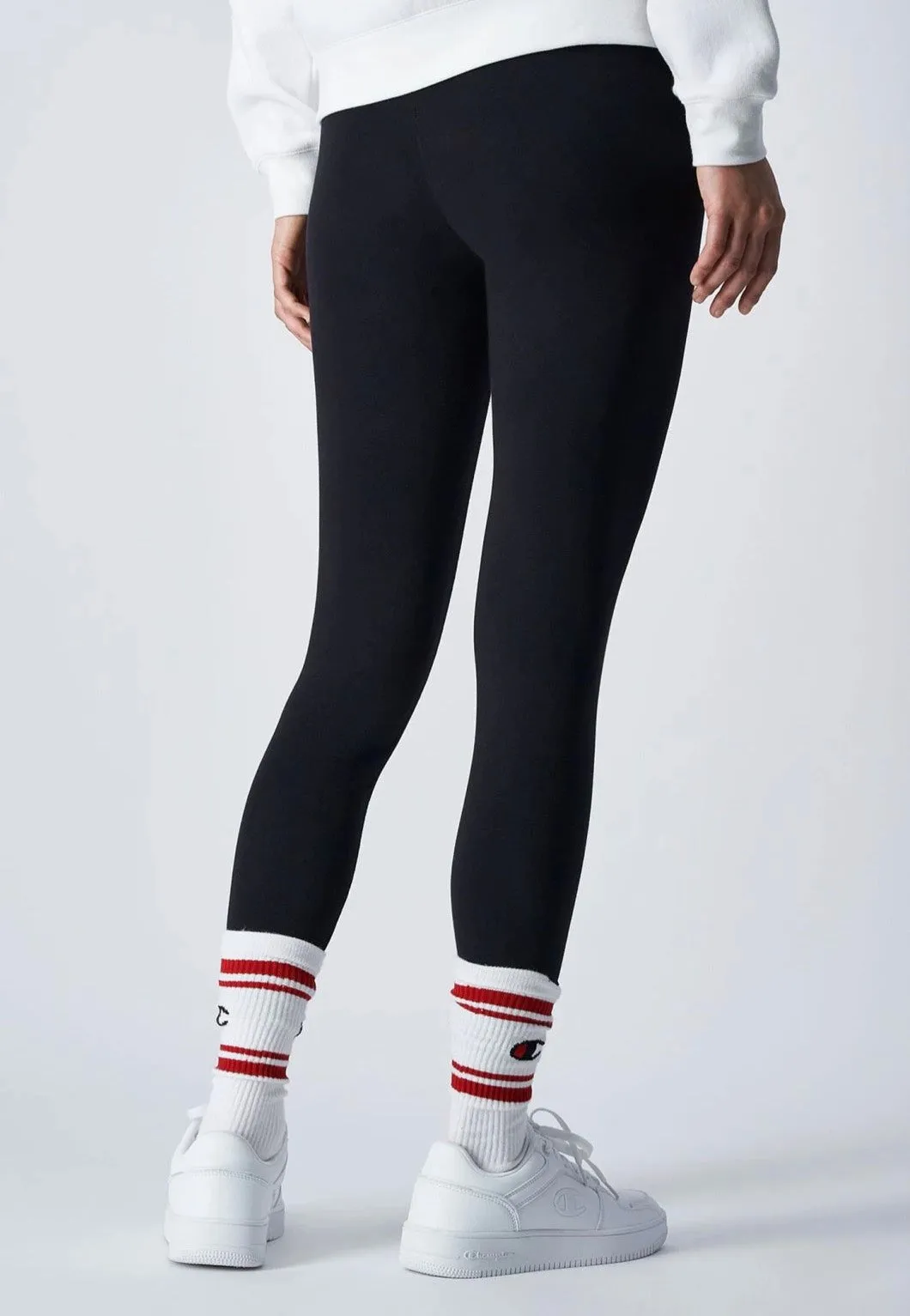 Crop Black Beauty Leggings by Champion