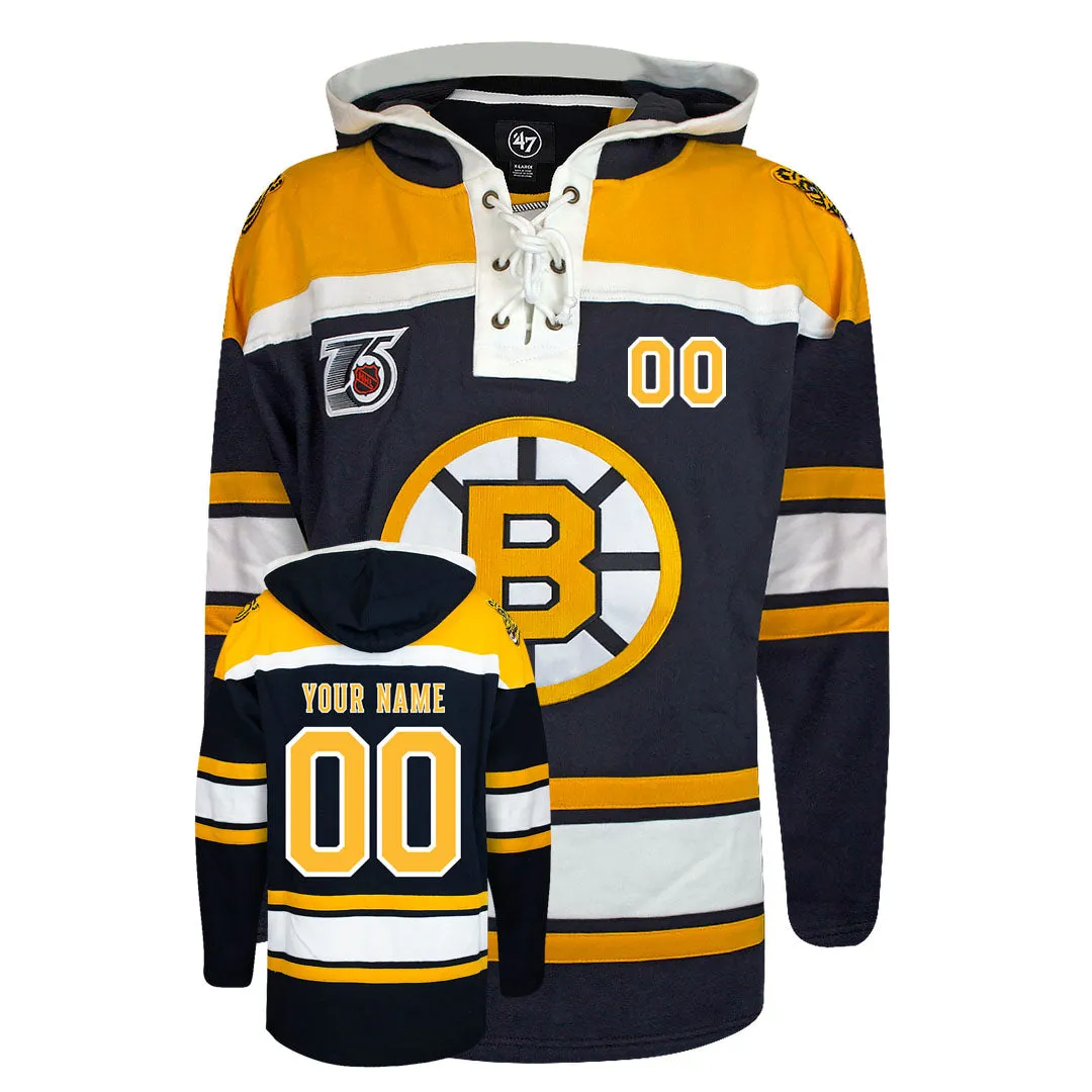 Custom Boston Bruins 47' Superior Lacer Hoody