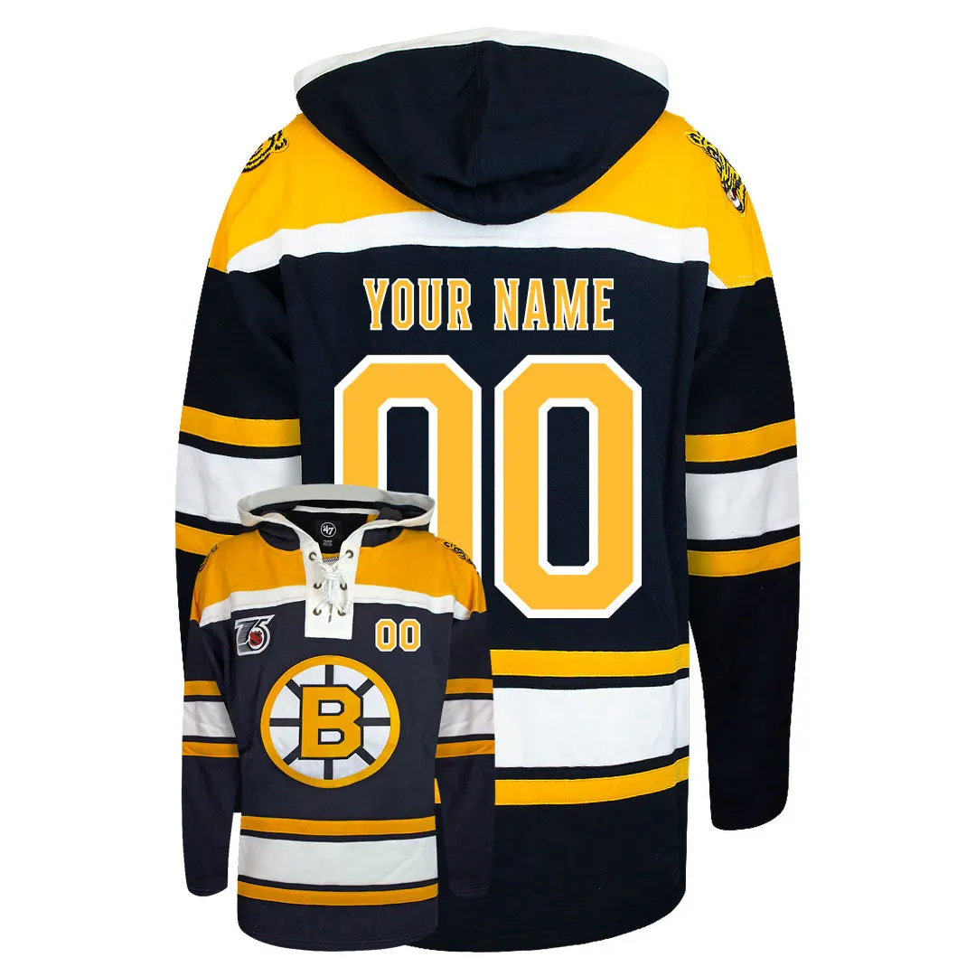 Custom Boston Bruins 47' Superior Lacer Hoody