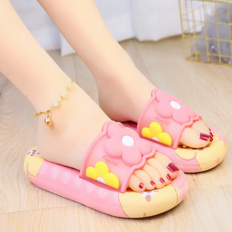 Cute Flower Sandals for Home in 6 Colors - ON878