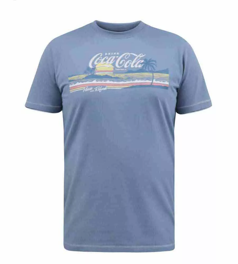 D555 Mens Coca Cola Printed Tshirt (NORFOLK)