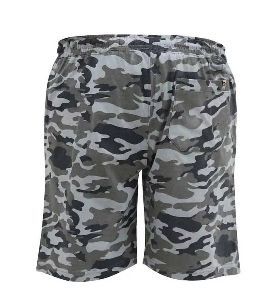 D555 Mens Jersey Camouflage Shorts - CARLTON