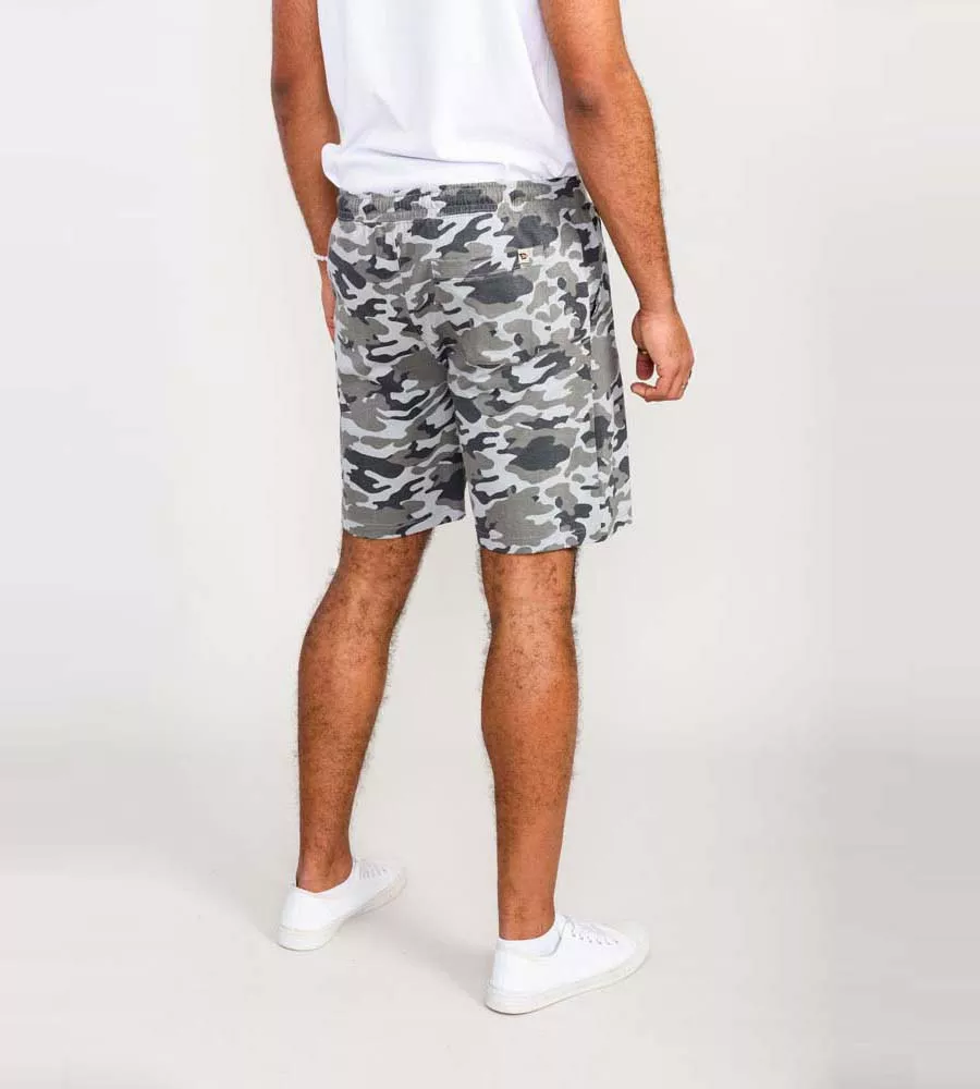 D555 Mens Jersey Camouflage Shorts - CARLTON