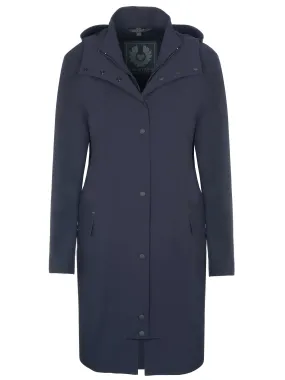 Dark Blue Belstaff Coat.