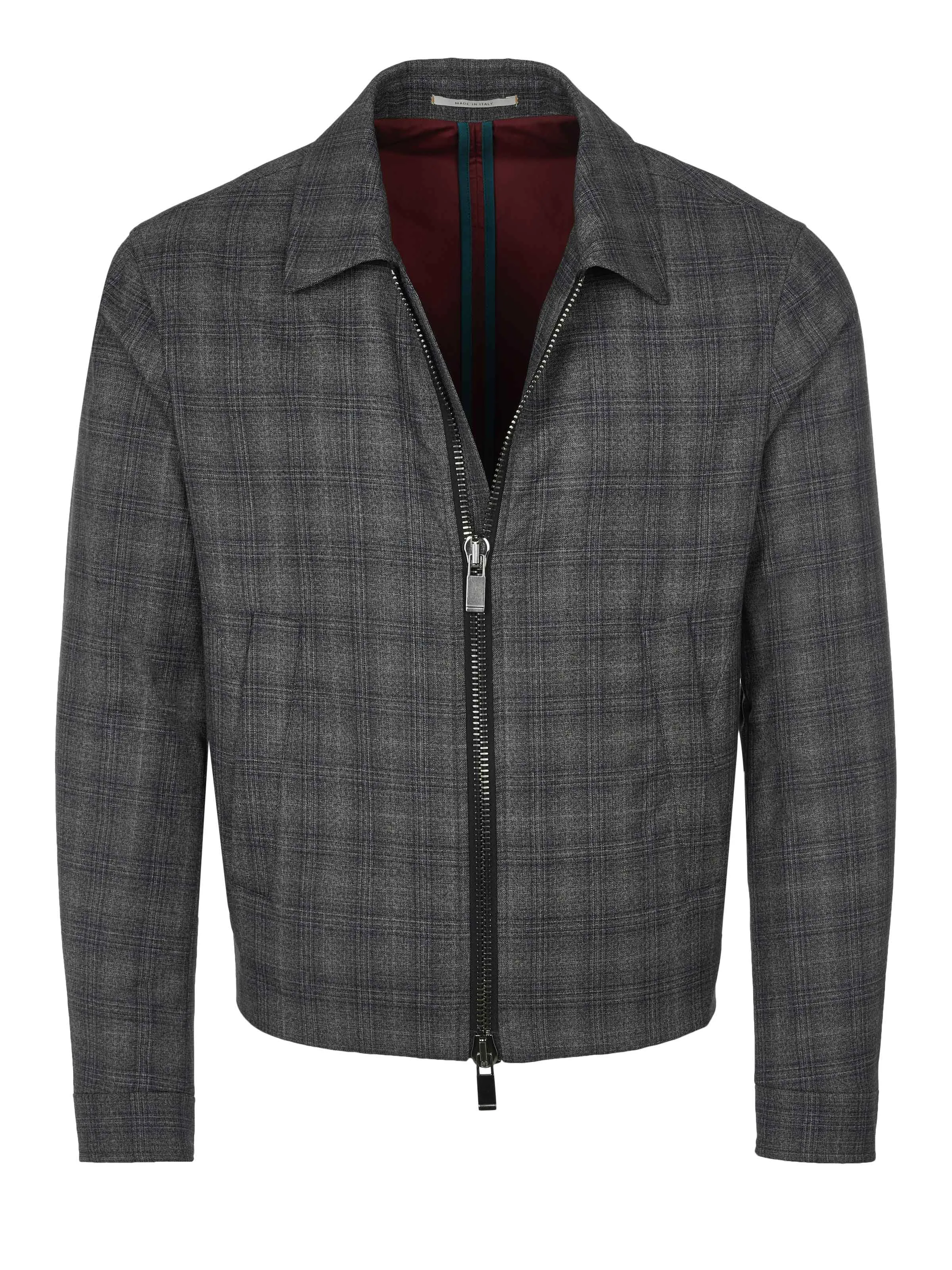 Dark grey Pal Zileri jacket.