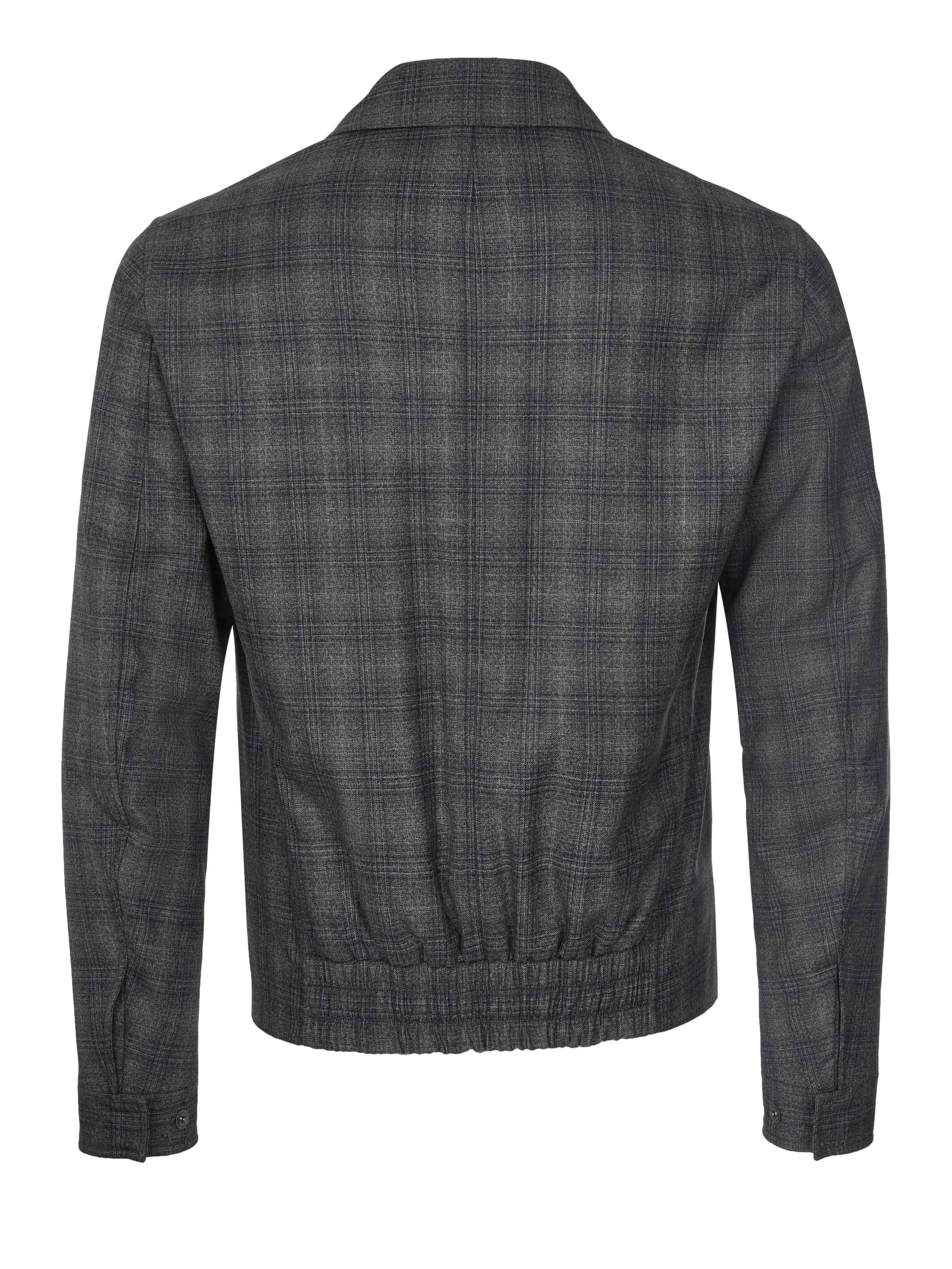 Dark grey Pal Zileri jacket.