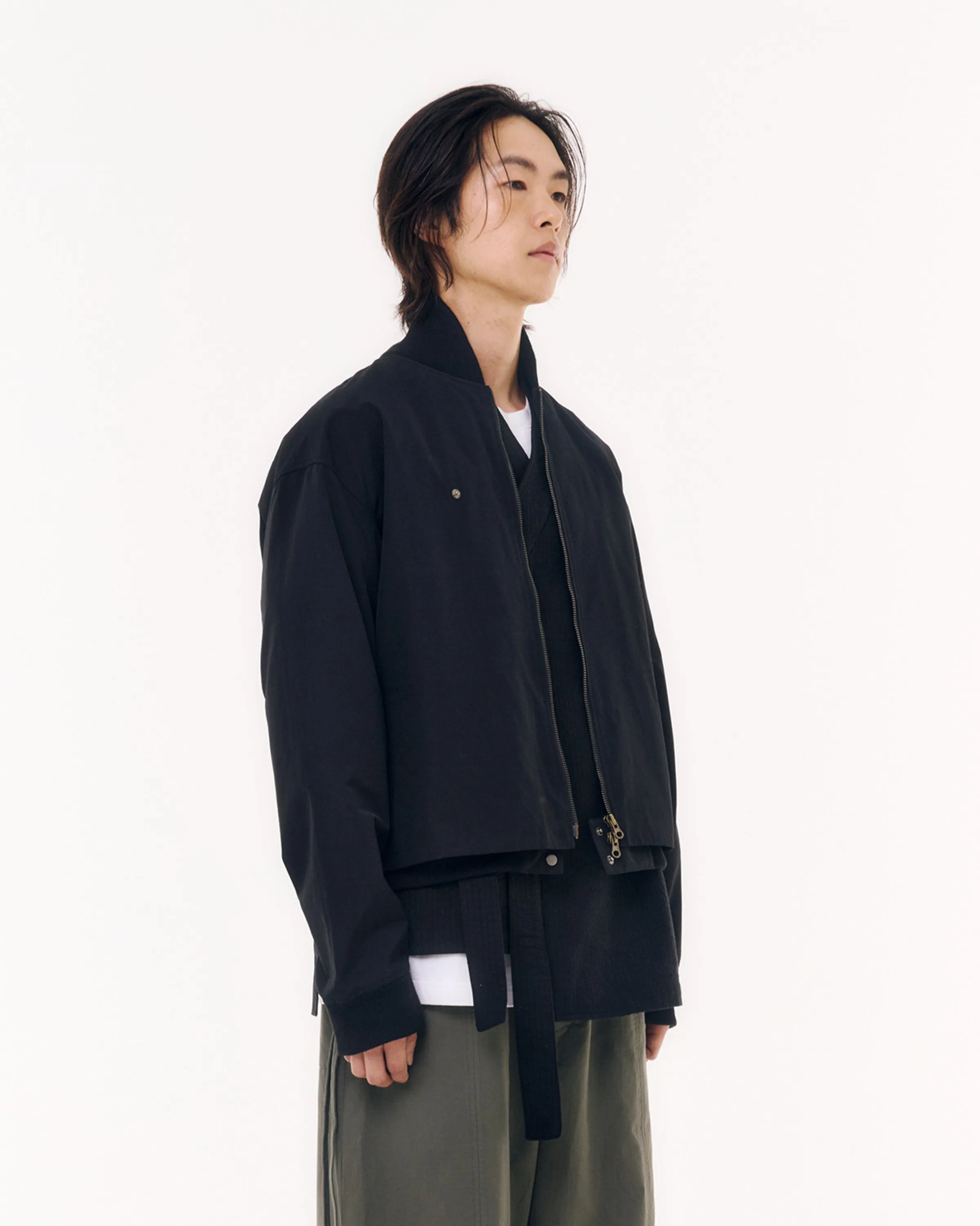 Double Layered Bomber Jacket