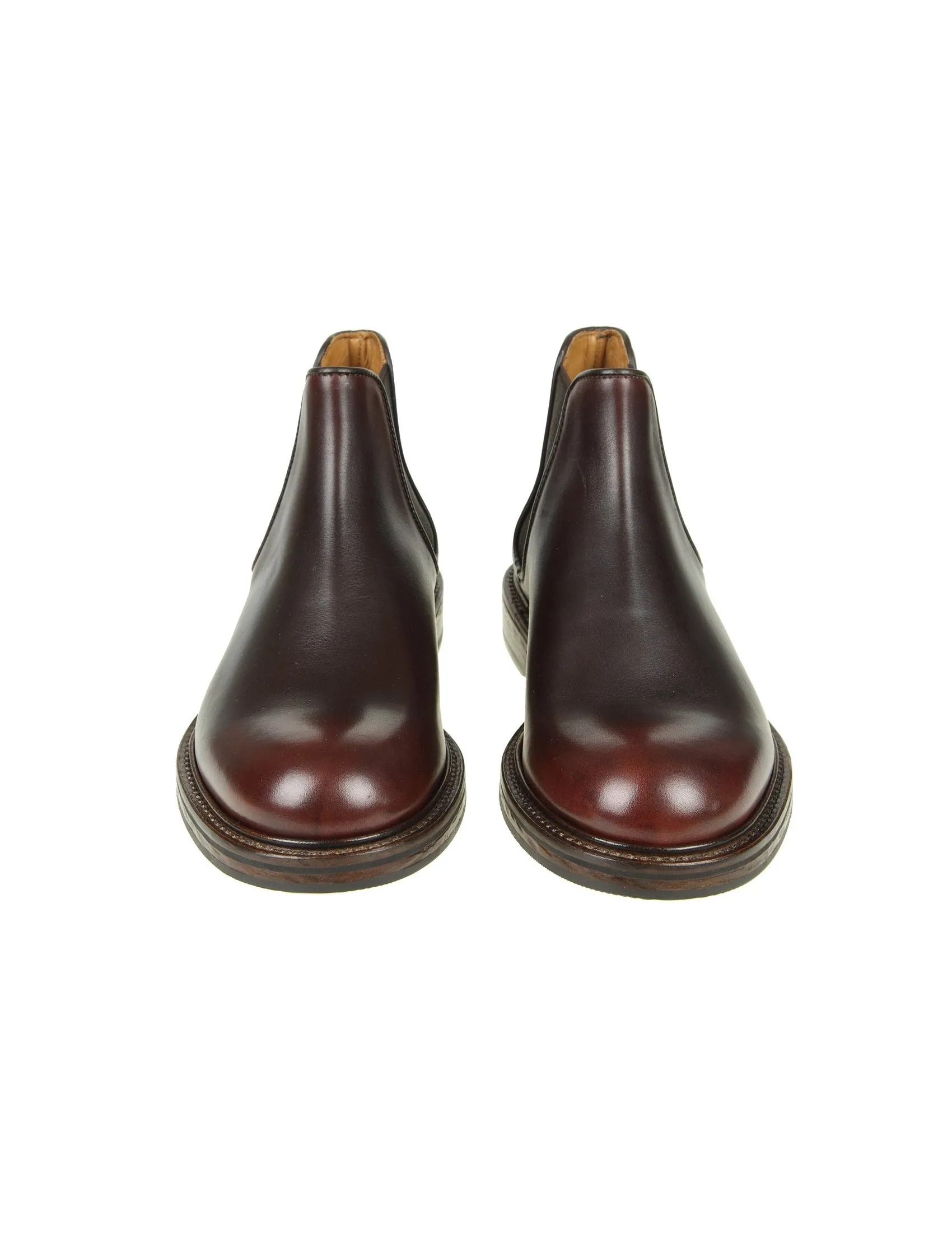 Doucal's Bordeaux Leather Boots