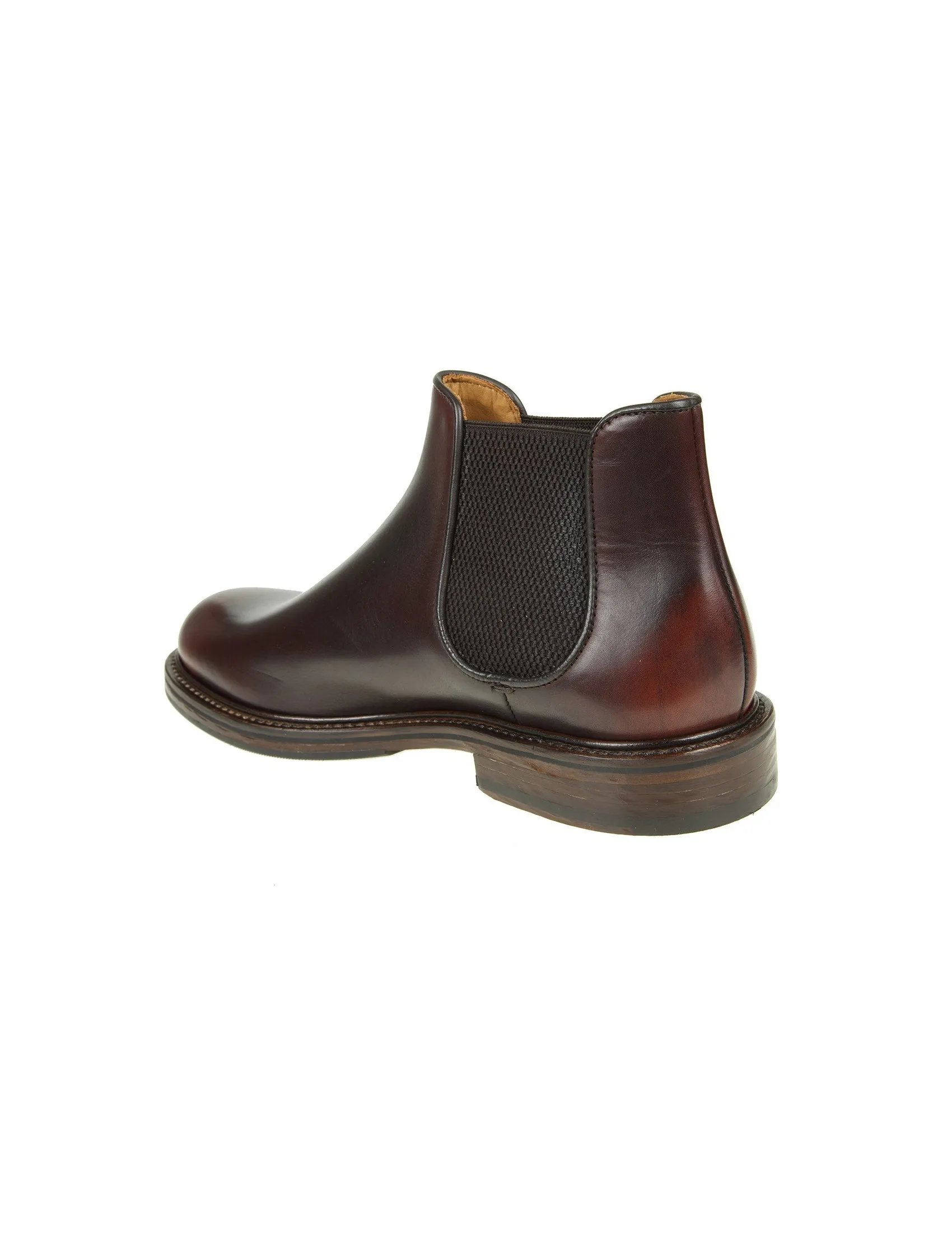 Doucal's Bordeaux Leather Boots