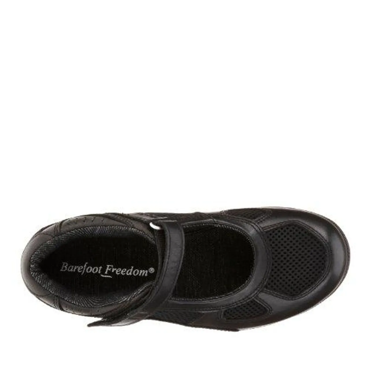 Black Calf/Black Mesh Mary Jane Women Shoes by Drew Delite