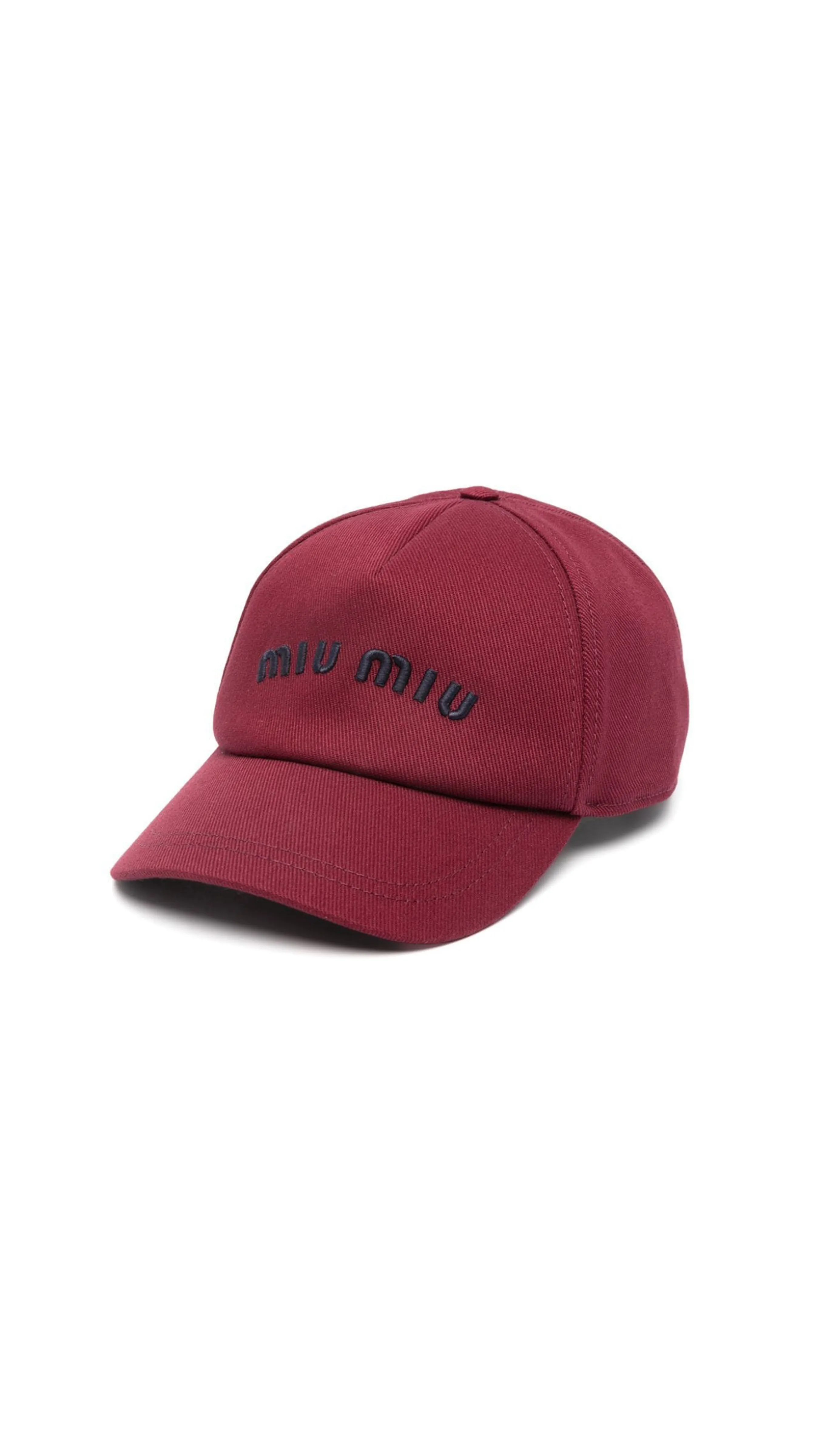 Dark Red Drill Baseball Cap