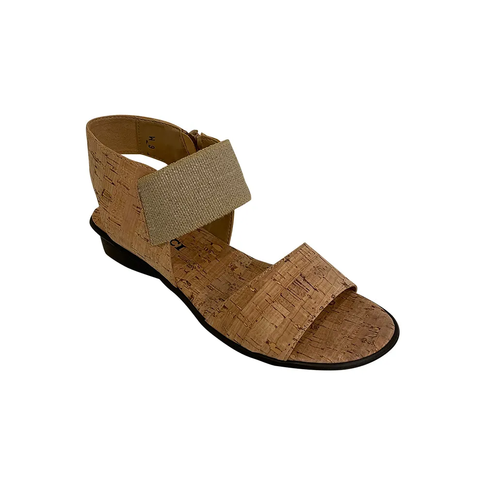 Eirlys Elastic Cork Sandal - Natural Materials