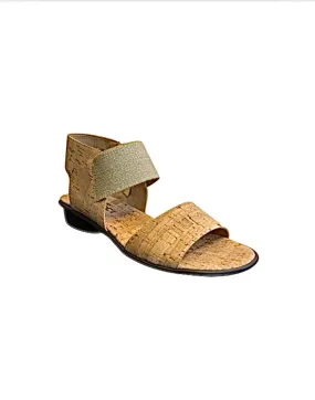 Eirlys Elastic Cork Sandal - Natural Materials