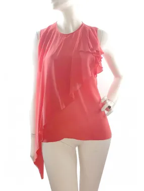 Elisabetta Franchi Coral Asymmetrical Top for Women