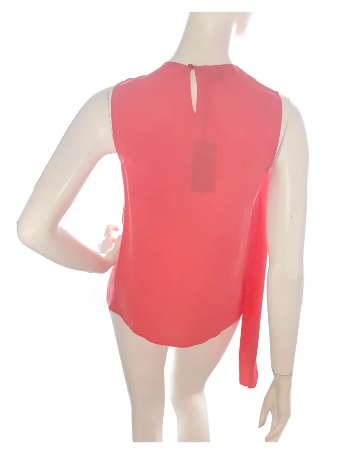 Elisabetta Franchi Coral Asymmetrical Top for Women