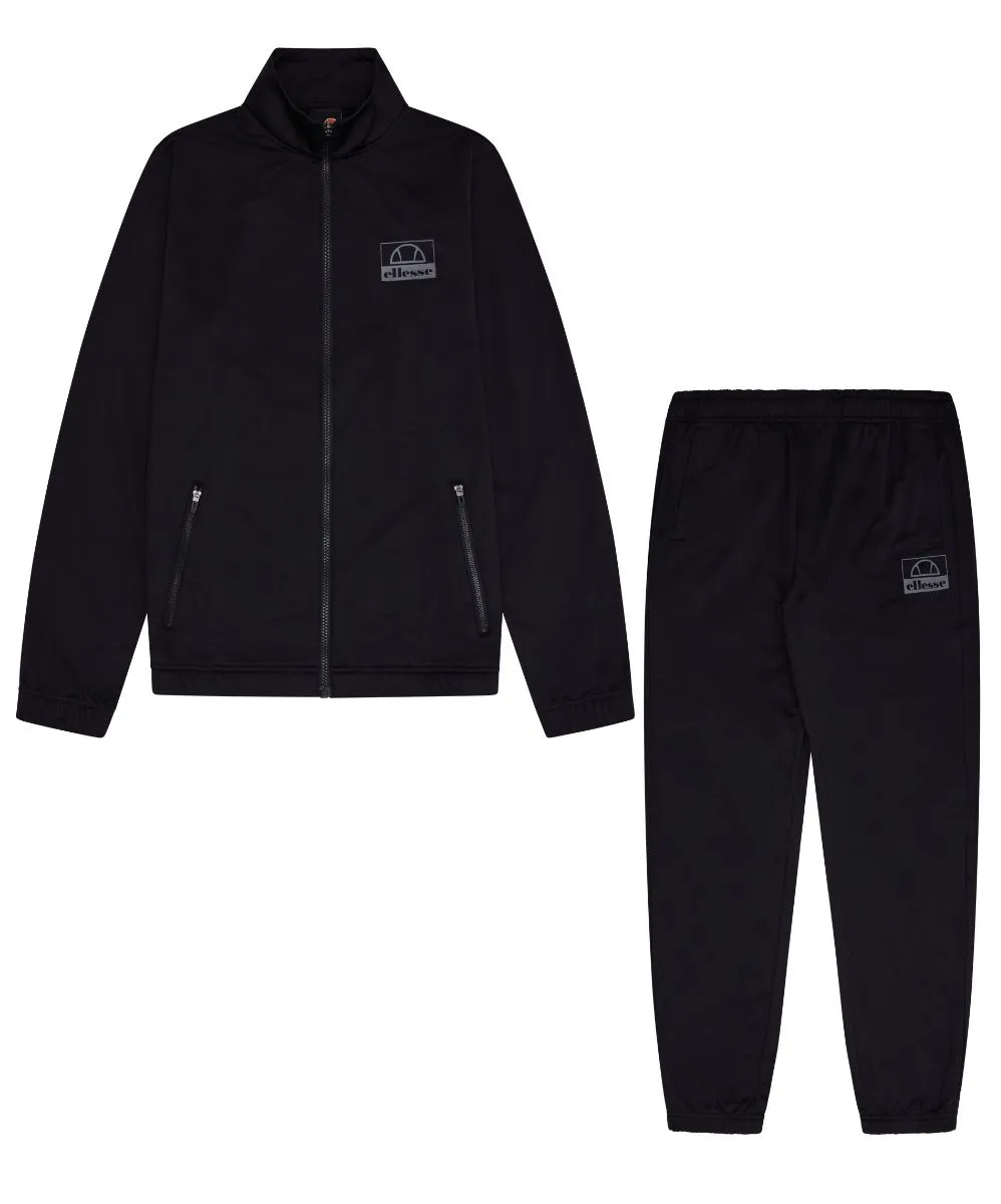 Ellesse Kartoni Tracksuit Jacket and Pant Set in Black