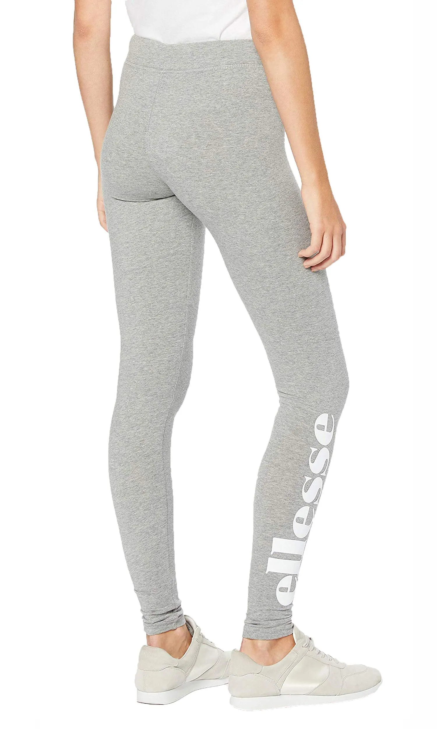 Ellesse Solos Leggings Pants in Grey Marl by Ellesse