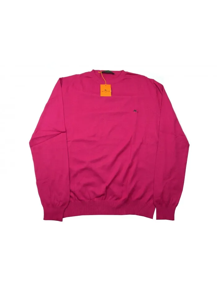 Etro Men's Magenta Sweater Mod. 165579155 COL 0652 - Shop Now