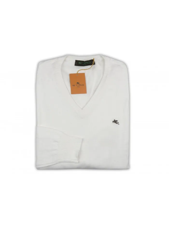 Etro Men's White Shirt Mod. 1413067 VAR 0990 - Shop Now!