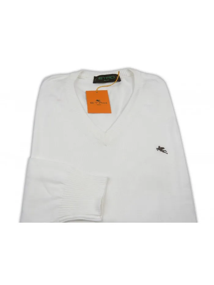 Etro Men's White Shirt Mod. 1413067 VAR 0990 - Shop Now!