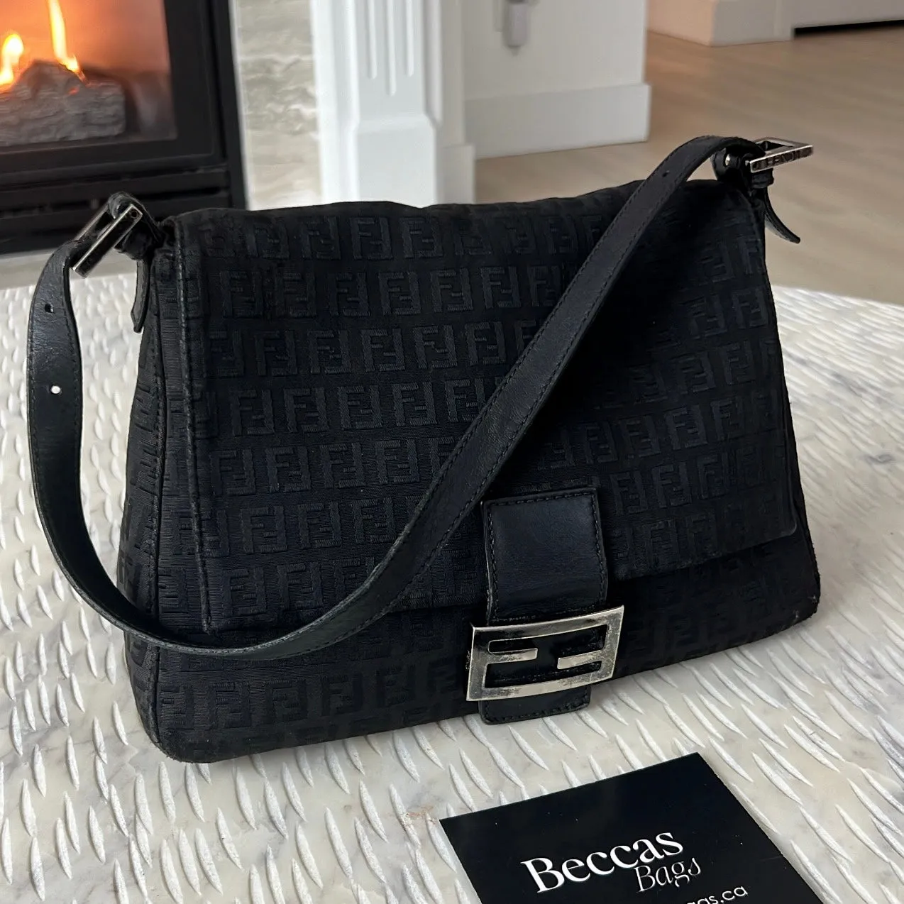 Fendi Vintage FF Baguette Bag