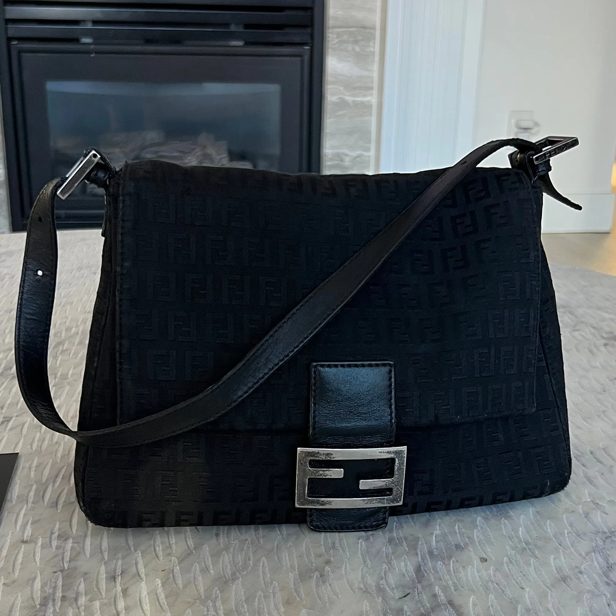 Fendi Vintage FF Baguette Bag