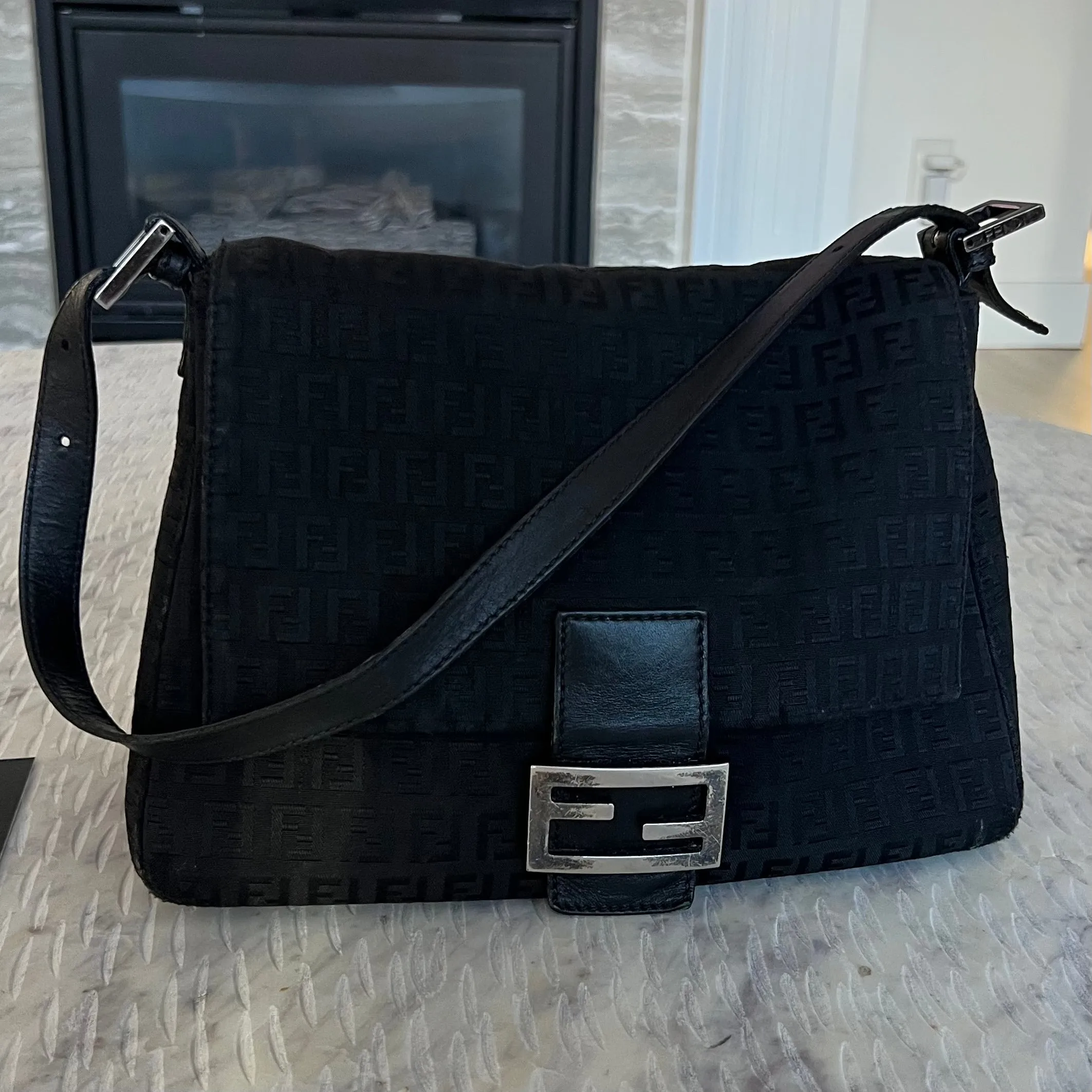 Fendi Vintage FF Baguette Bag