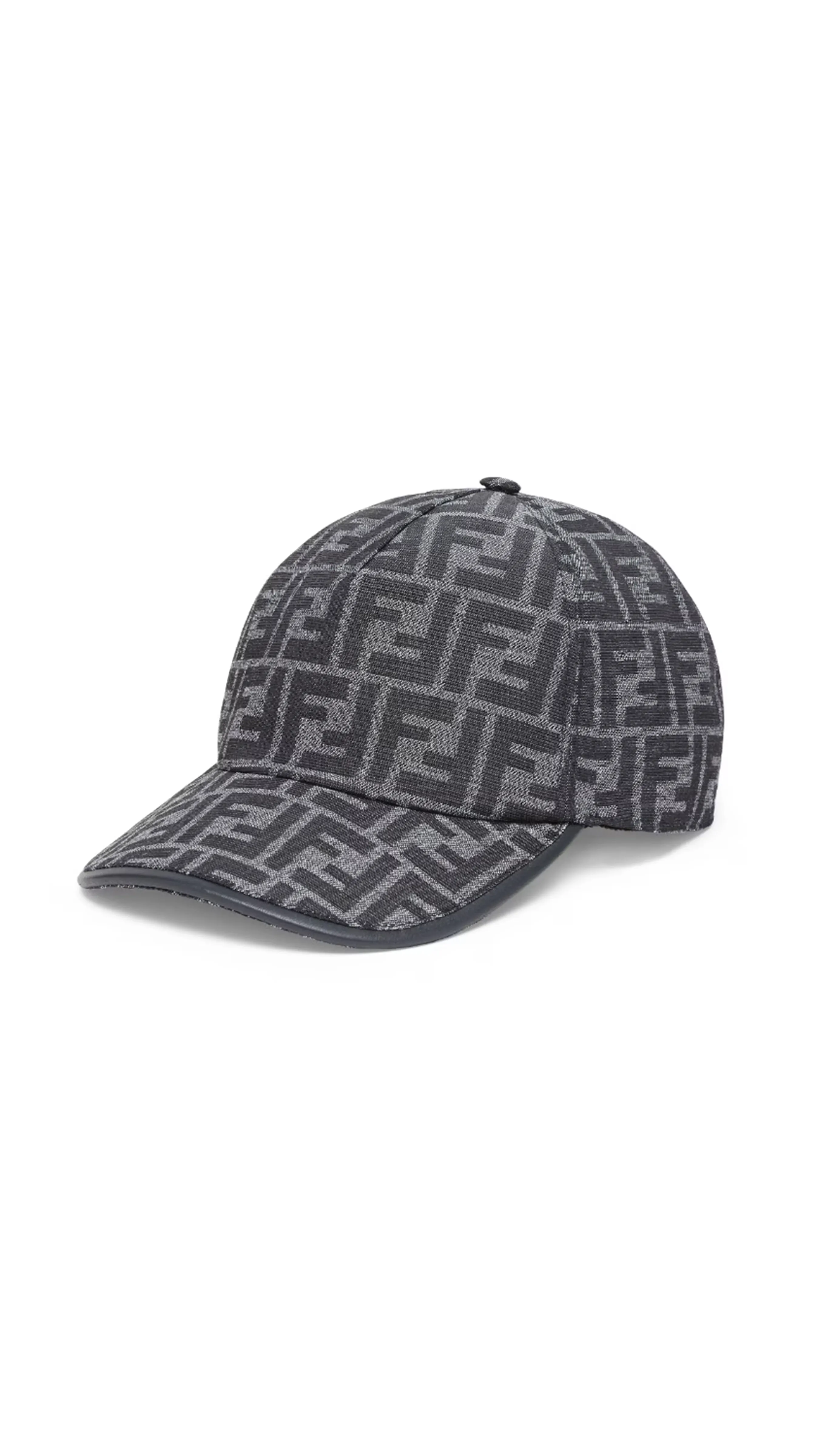 Grey Blue FF Fabric Baseball Cap